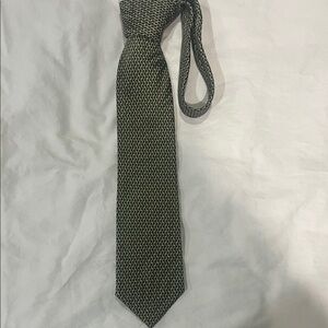 Brioni Elegant Green Patterned Tie